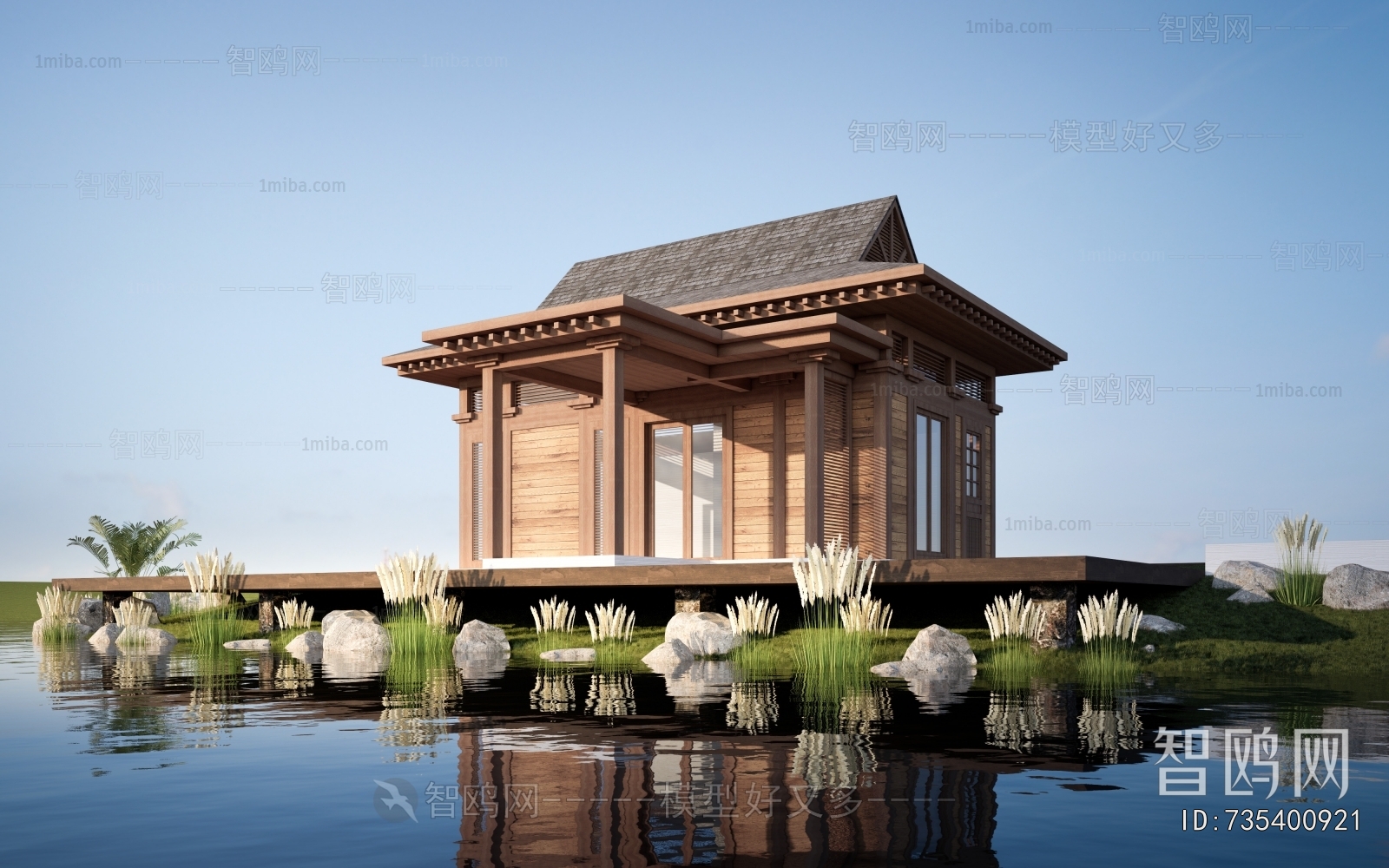 New Chinese Style Building Appearance