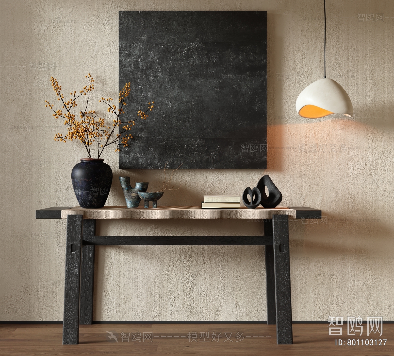 Wabi-sabi Style Console