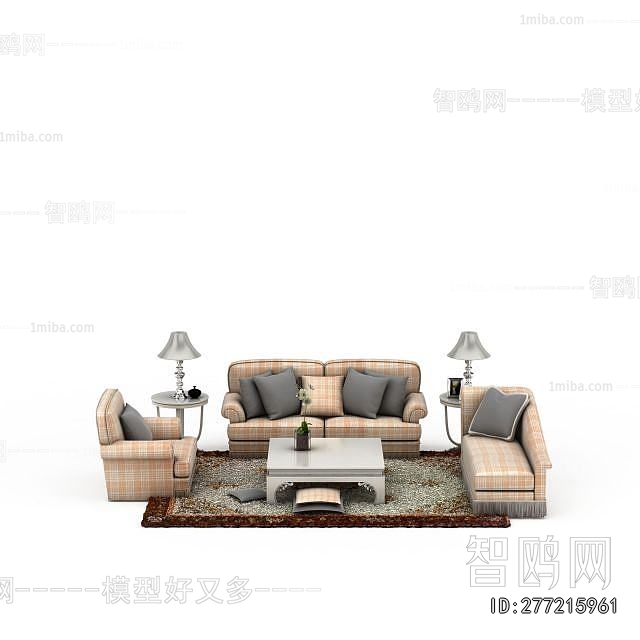 Simple European Style Sofa Combination