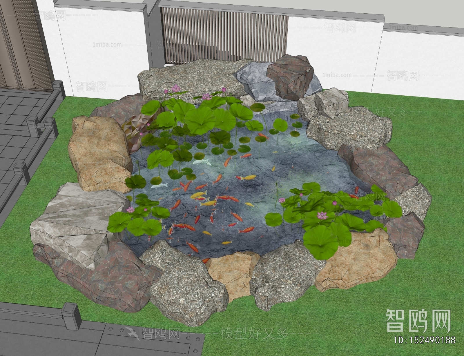 Modern Rockery Waterscape
