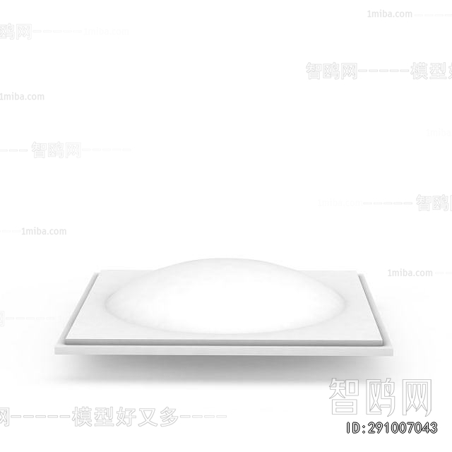 European Style Plaster Carved Top Plate