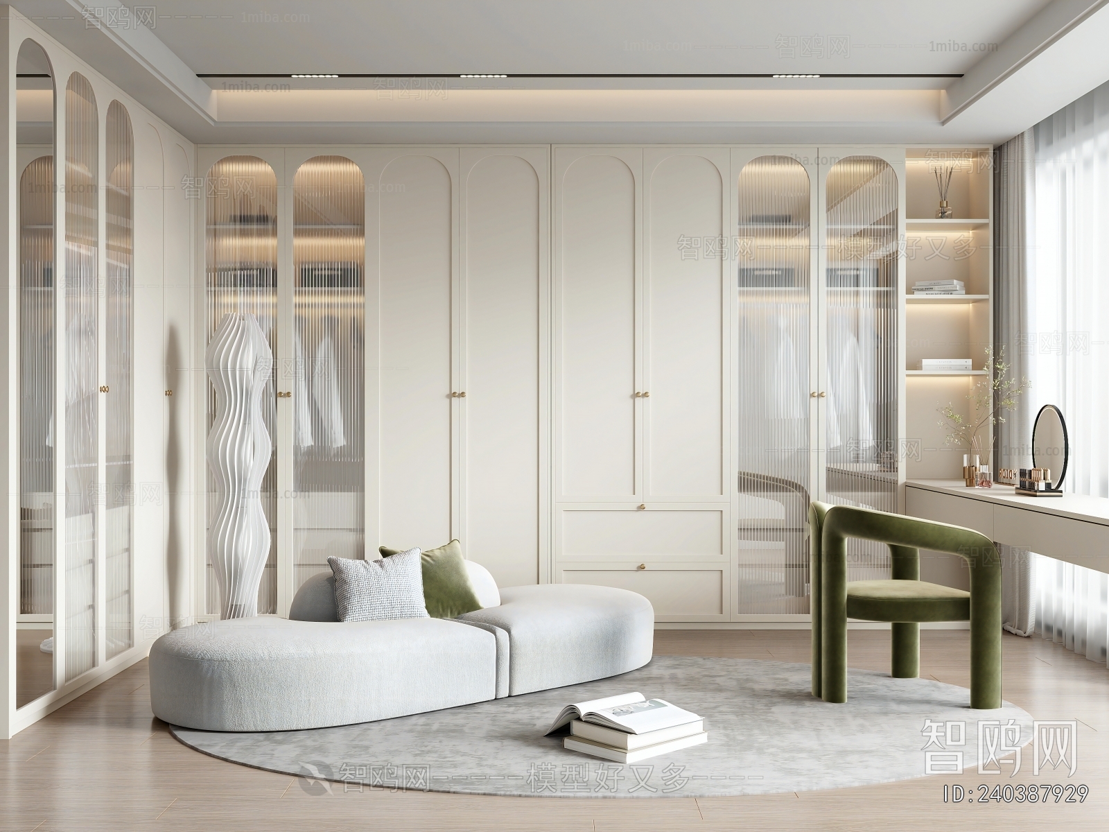 Modern Clothes Storage Area