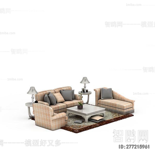 Simple European Style Sofa Combination