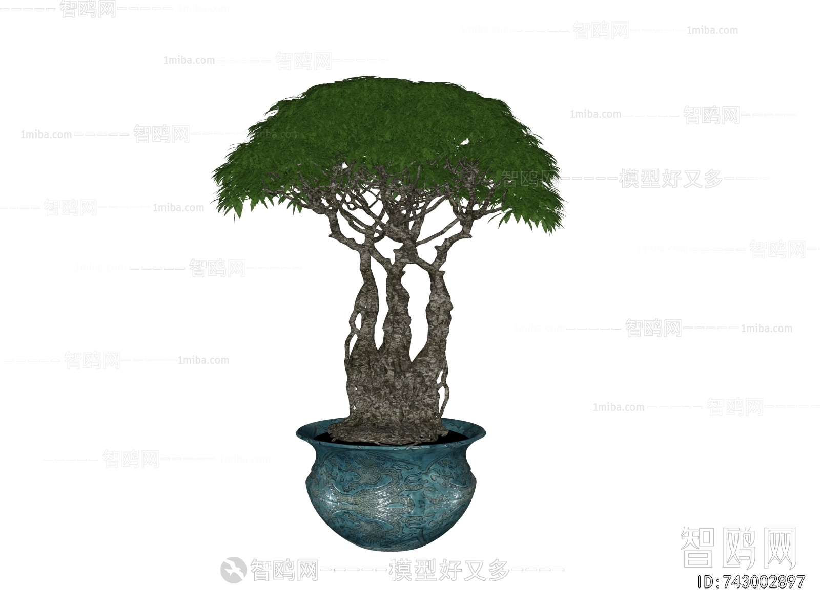 New Chinese Style Bonsai