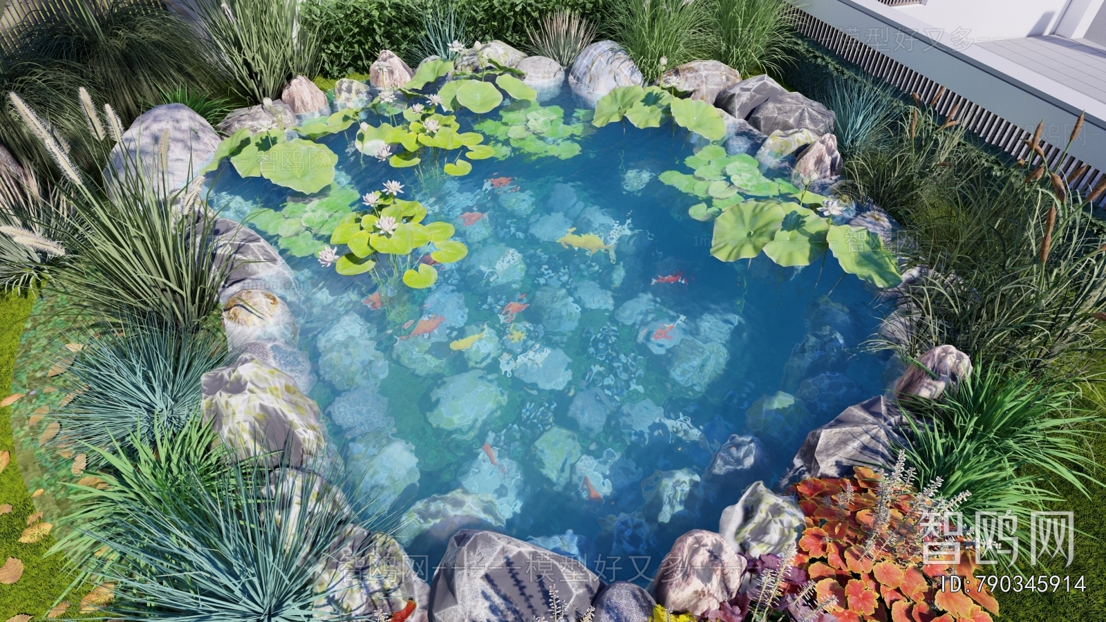 Modern Rockery Waterscape