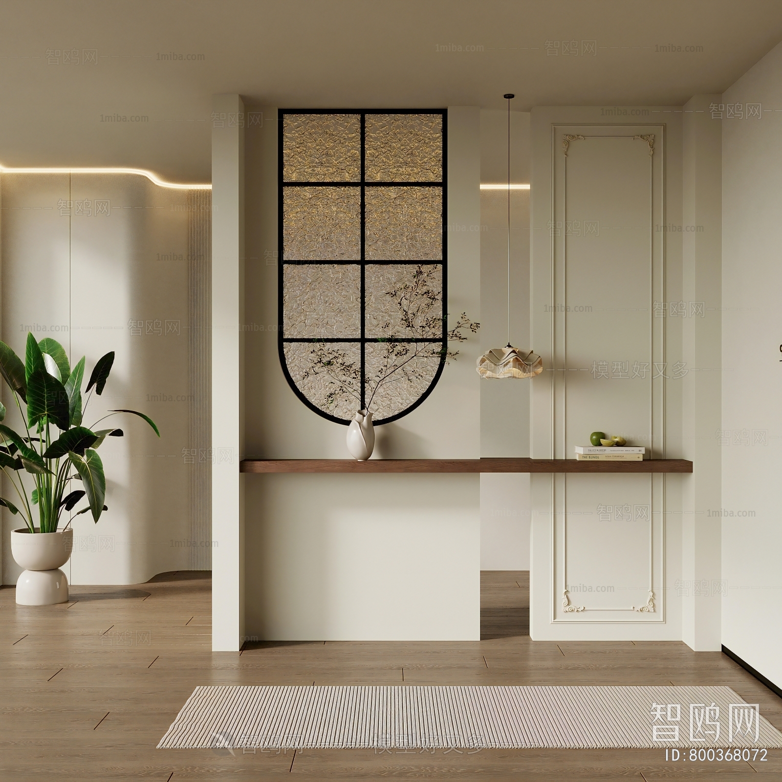 French Style Hallway