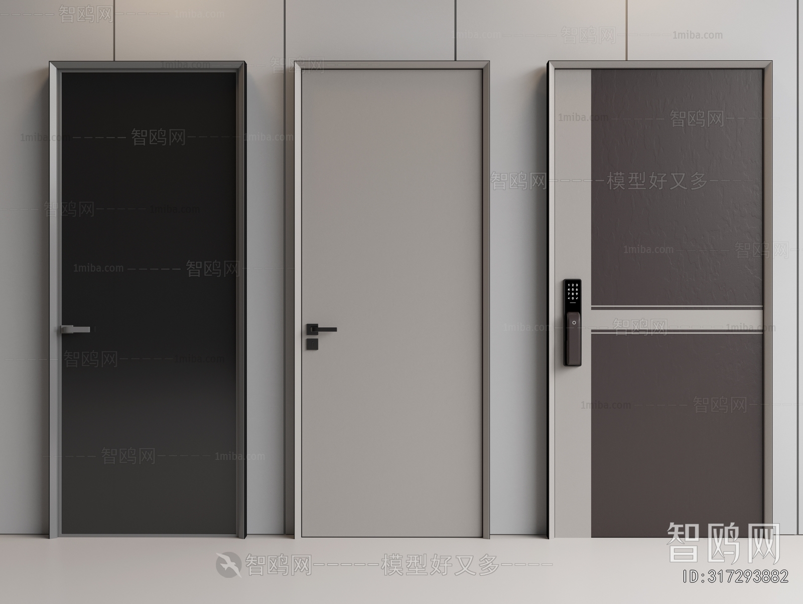 Modern Single Door