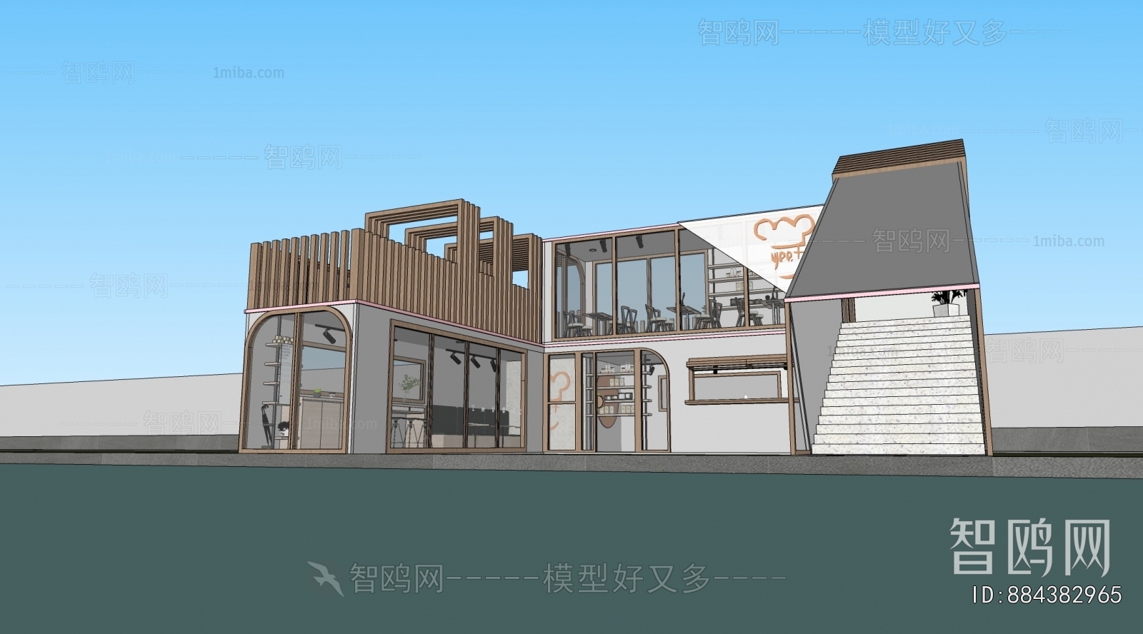 Modern Appearance Of Commercial Building