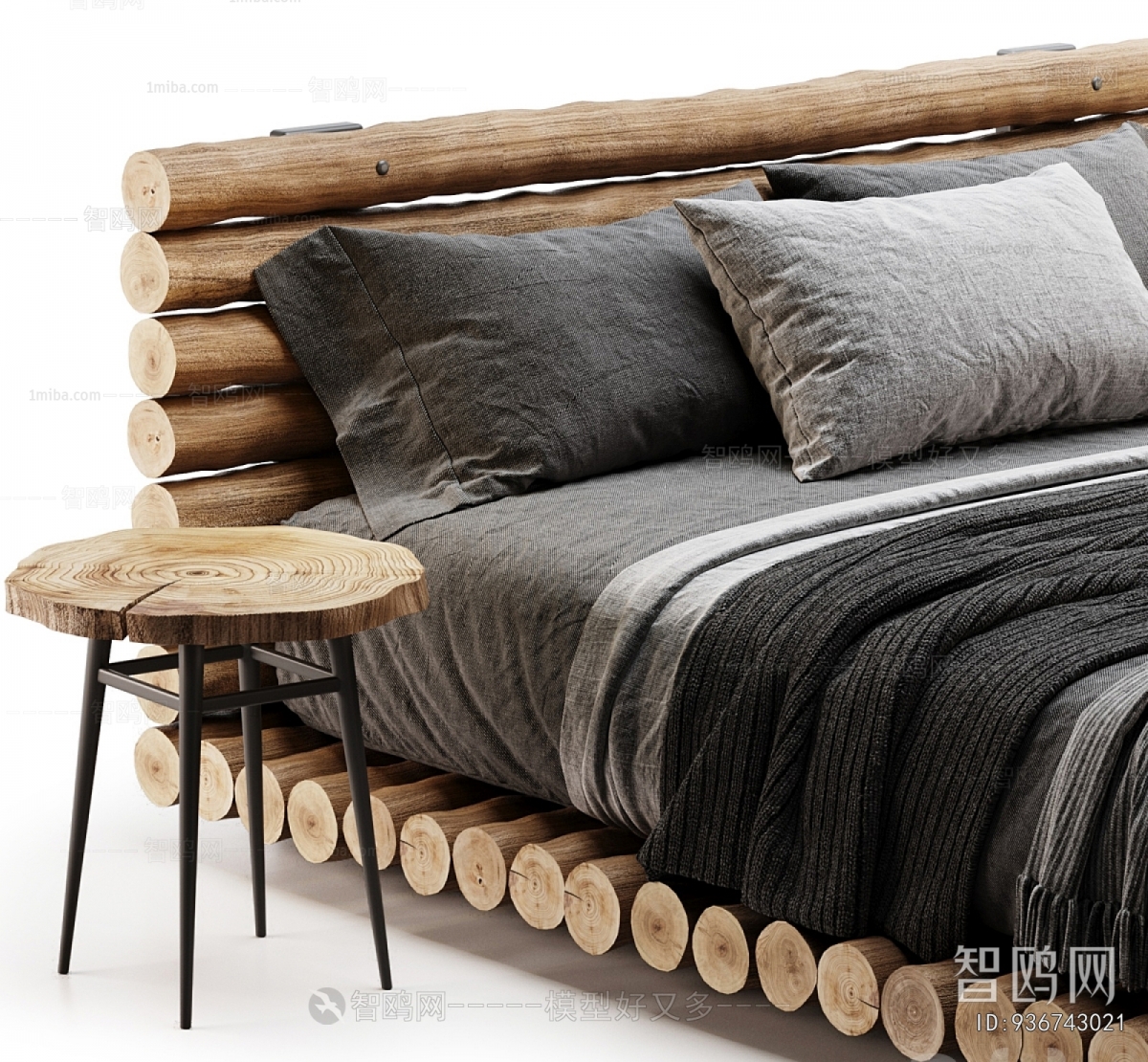 Nordic Style Double Bed