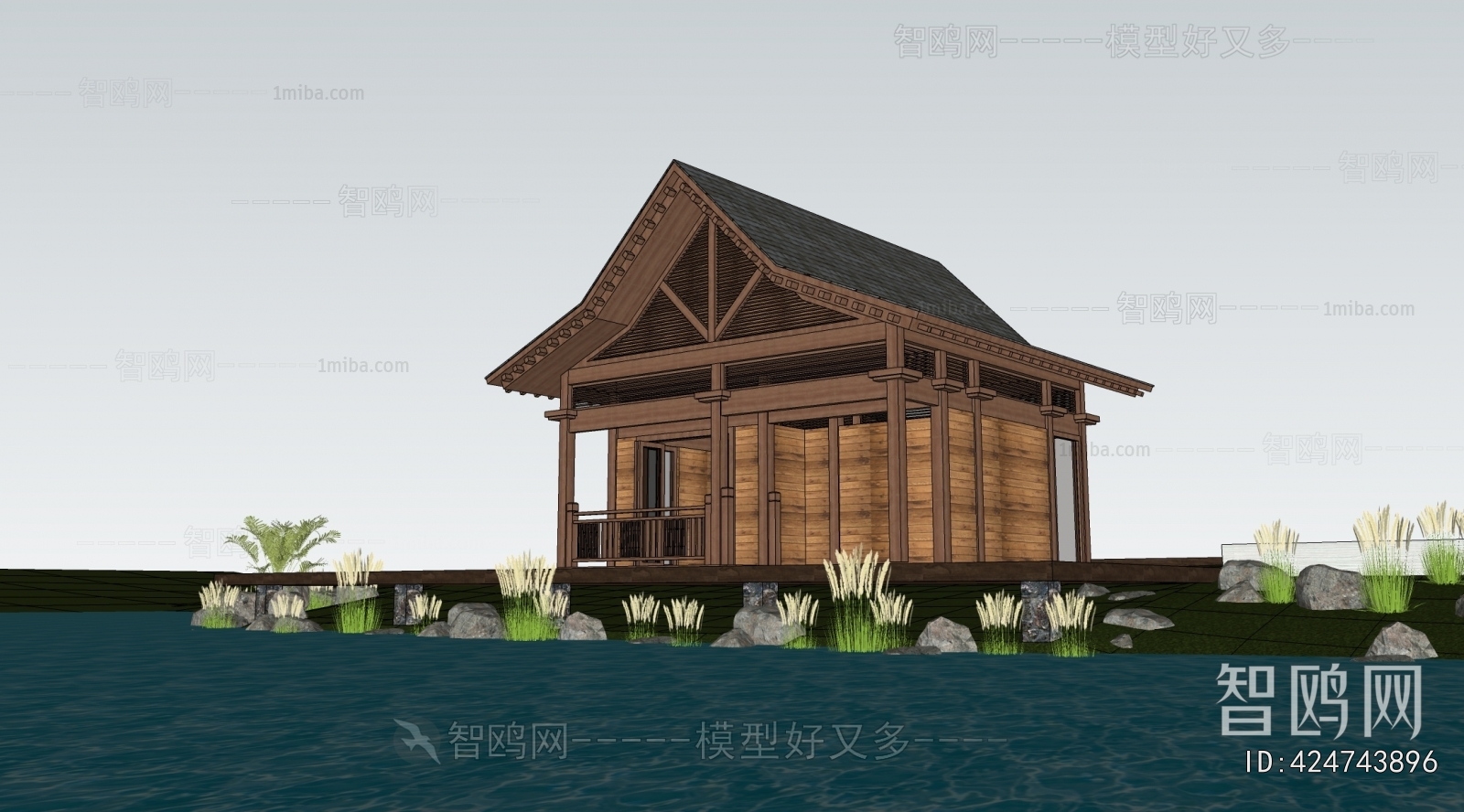 New Chinese Style Building Appearance