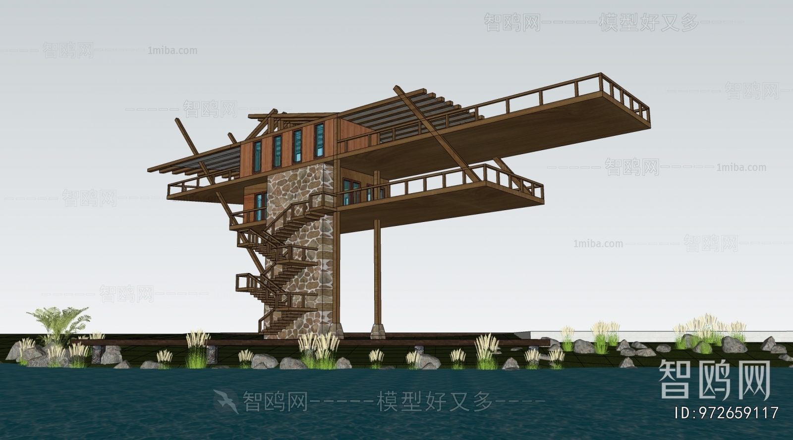 New Chinese Style Public Building