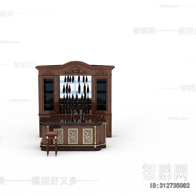 European Style Wine Cabinet