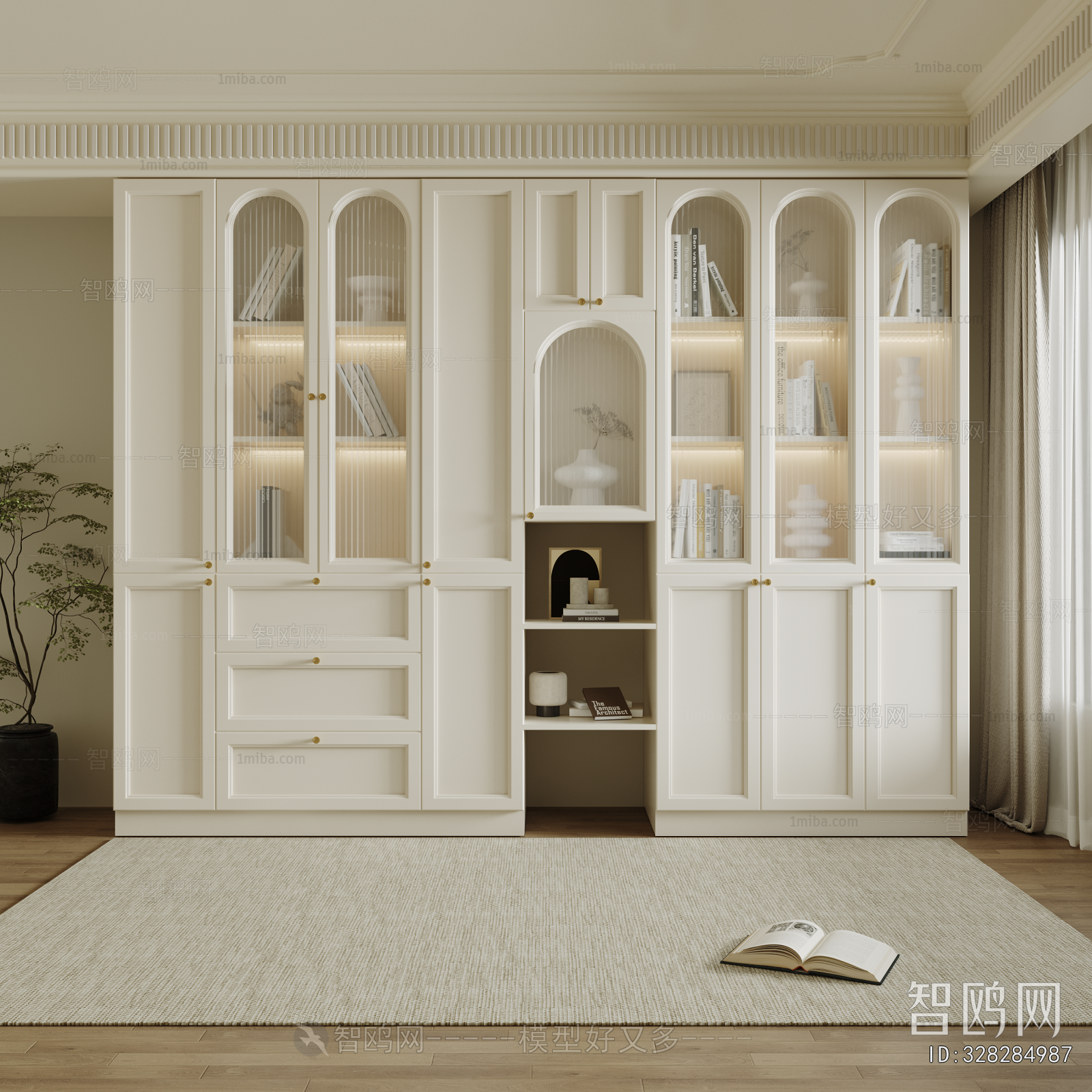 French Style Bookcase