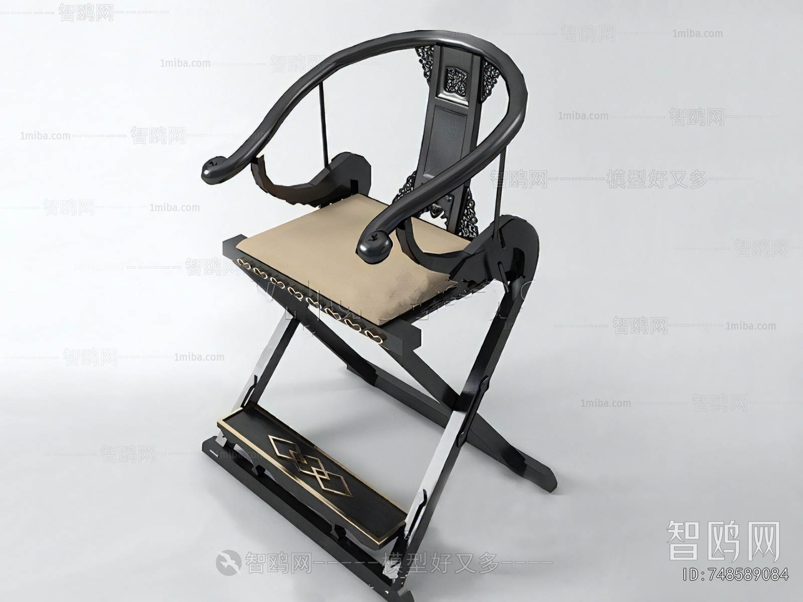 New Chinese Style Lounge Chair