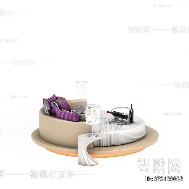 Modern Round Bed
