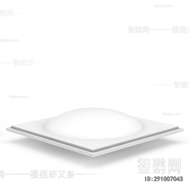 European Style Plaster Carved Top Plate