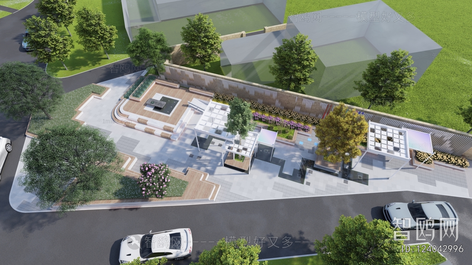 Modern Park Landscape