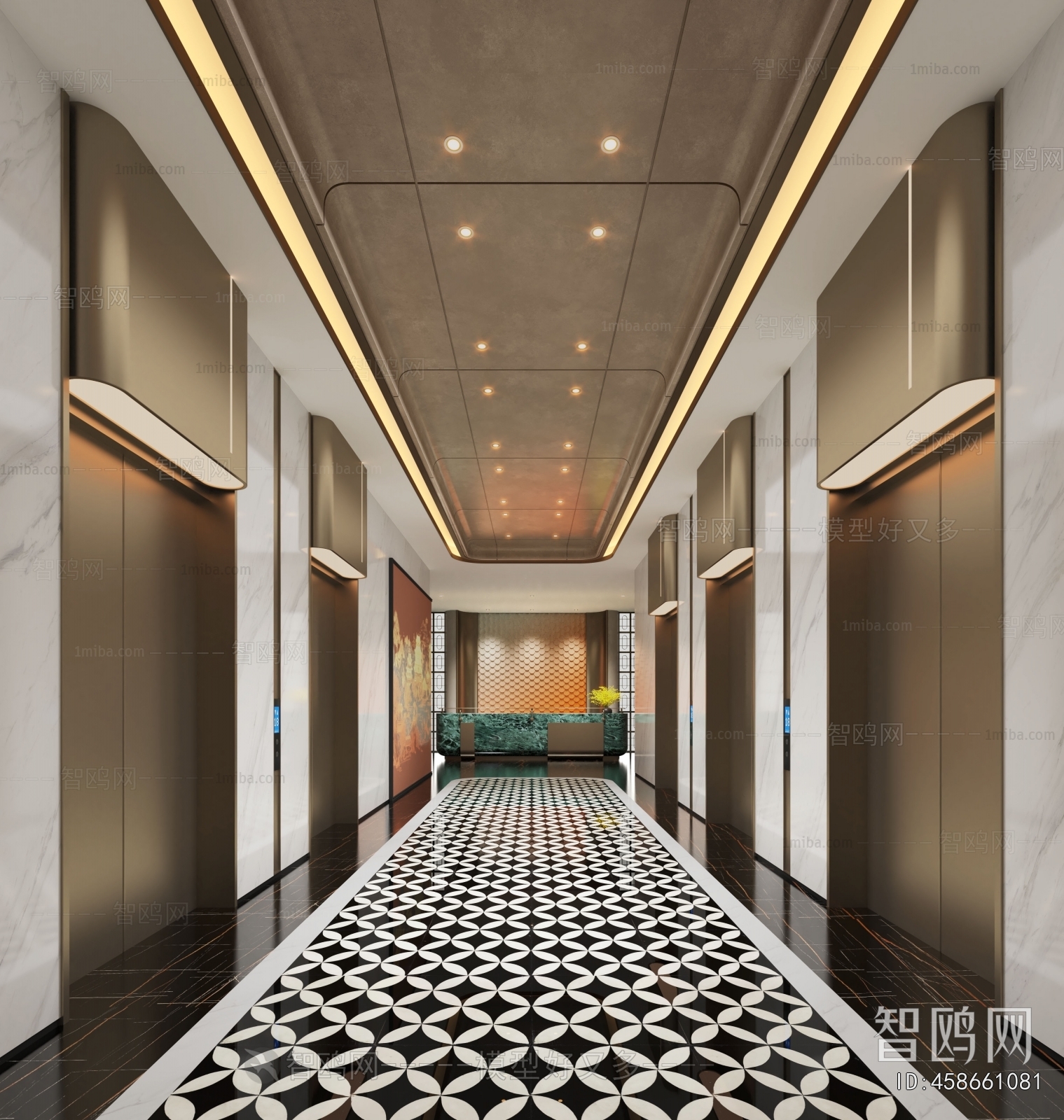Modern Elevator Hall