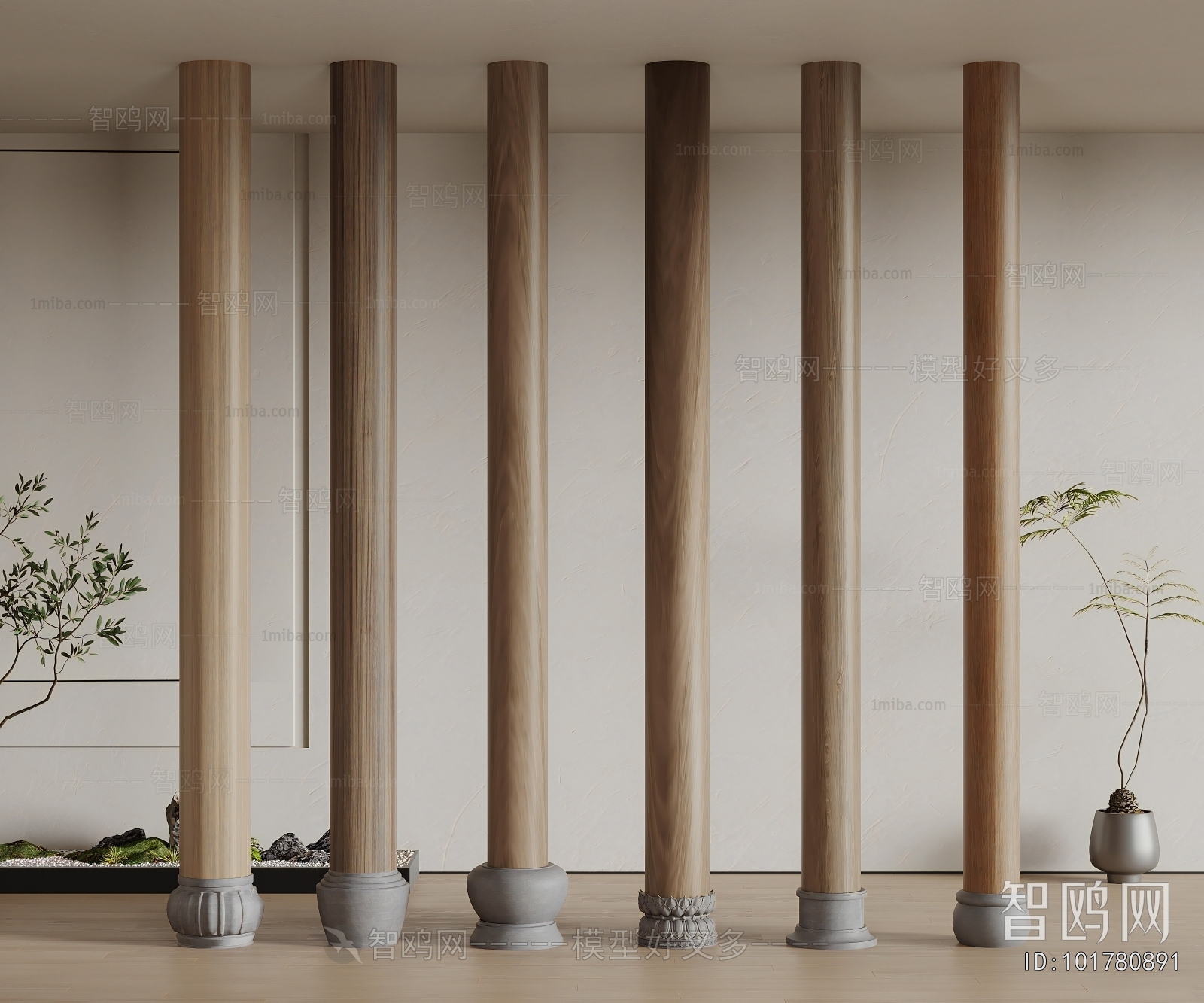 Chinese Style Column