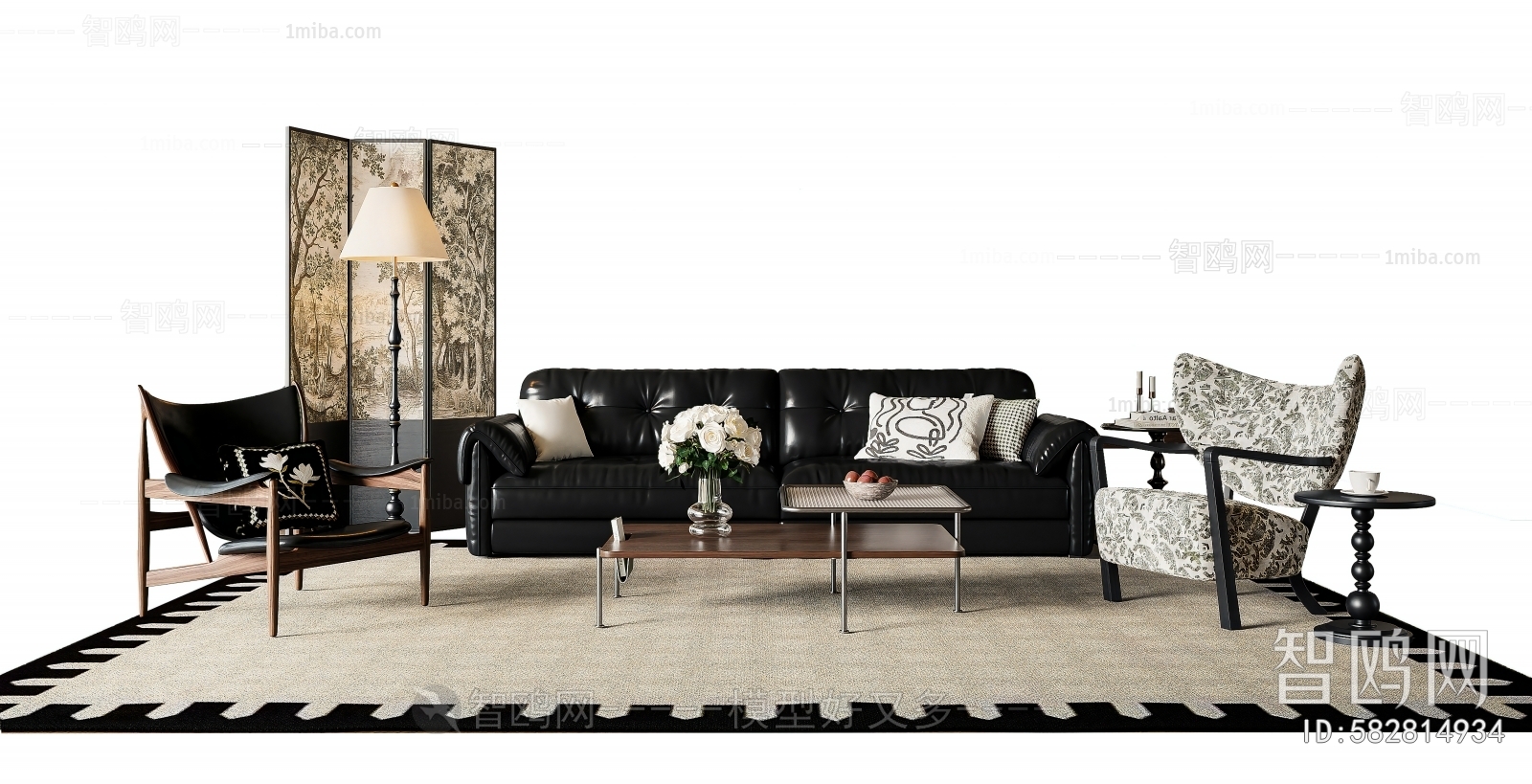 French Style Sofa Combination