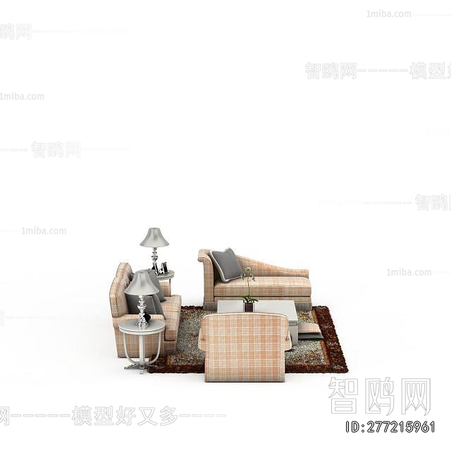 Simple European Style Sofa Combination