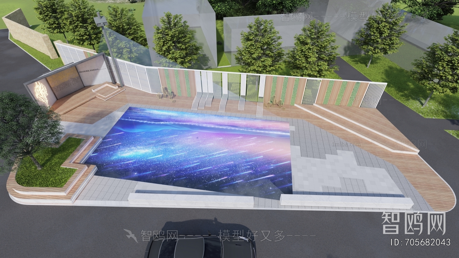 Modern Park Landscape