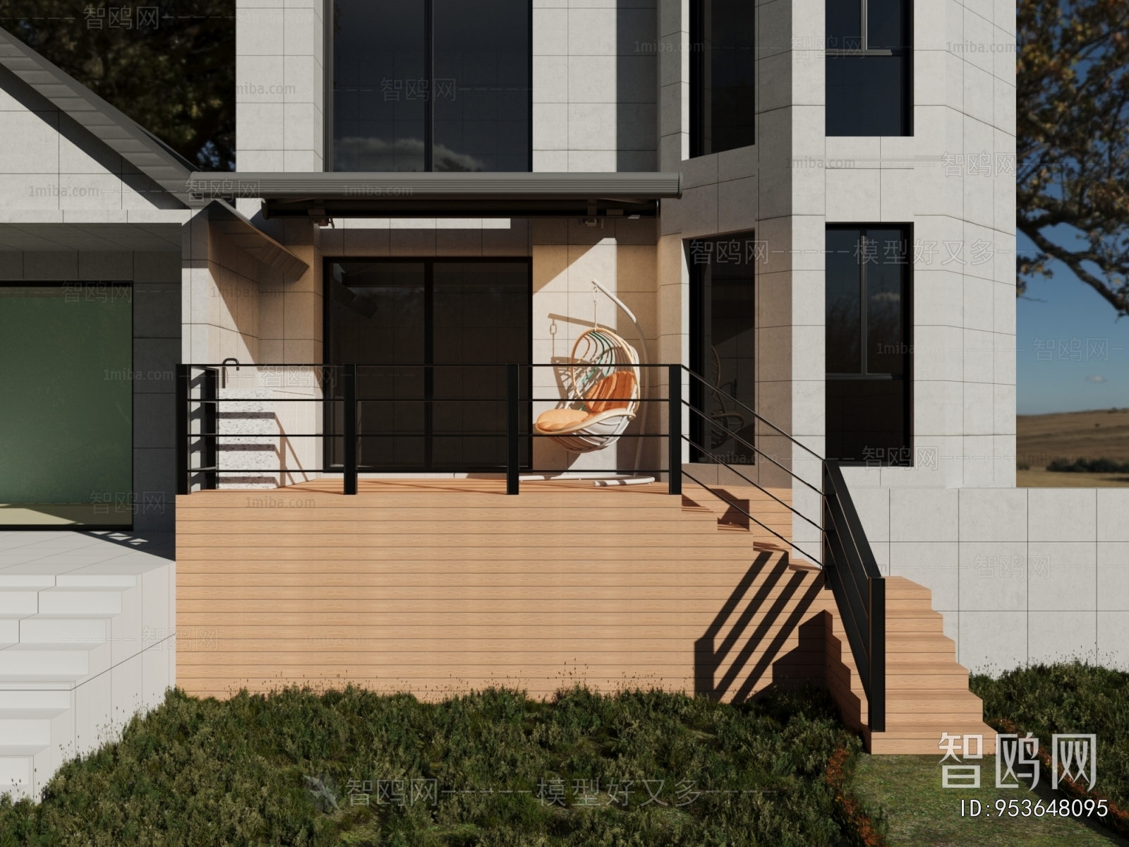 Modern Courtyard/landscape