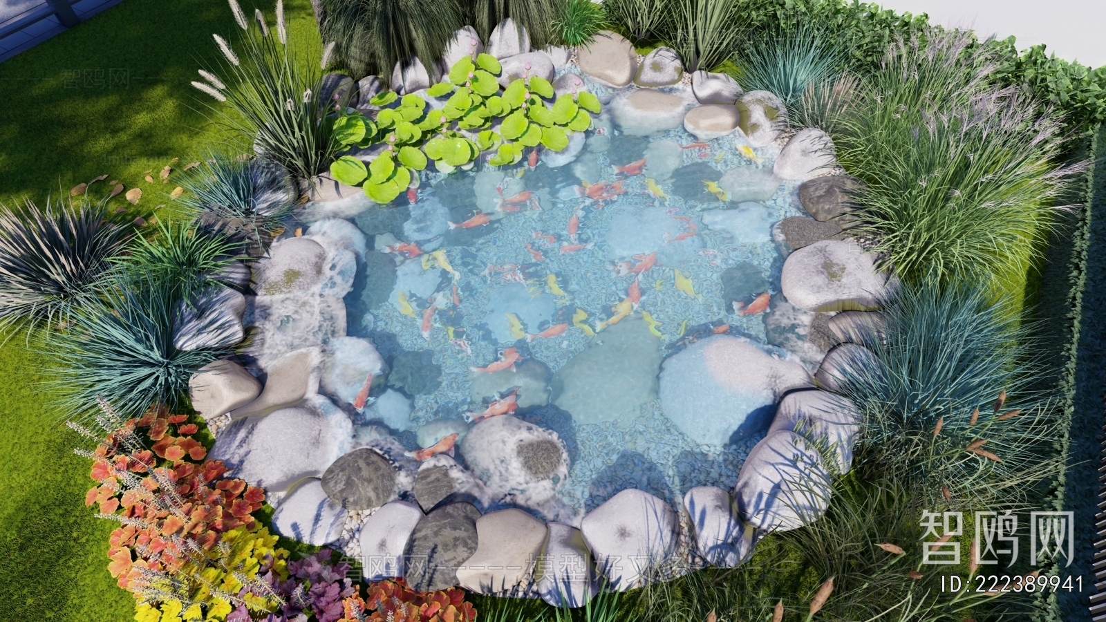 Modern Rockery Waterscape
