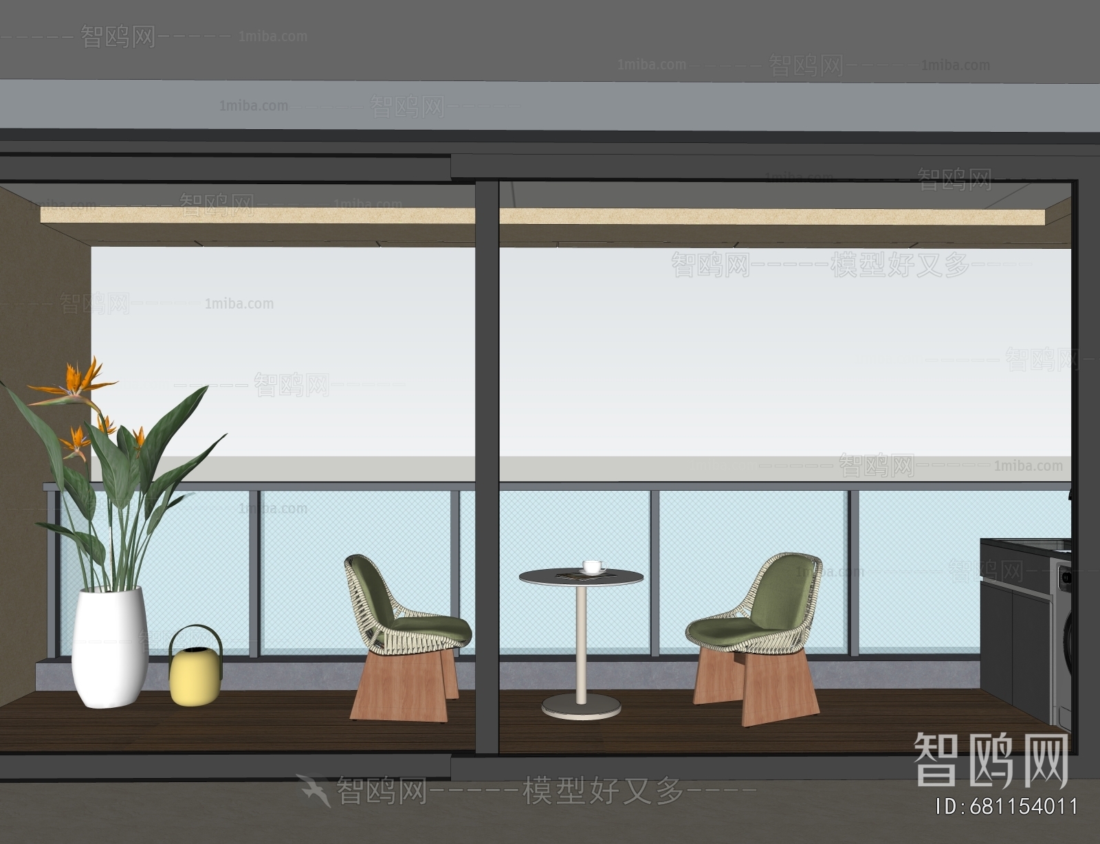 Modern Leisure Balcony