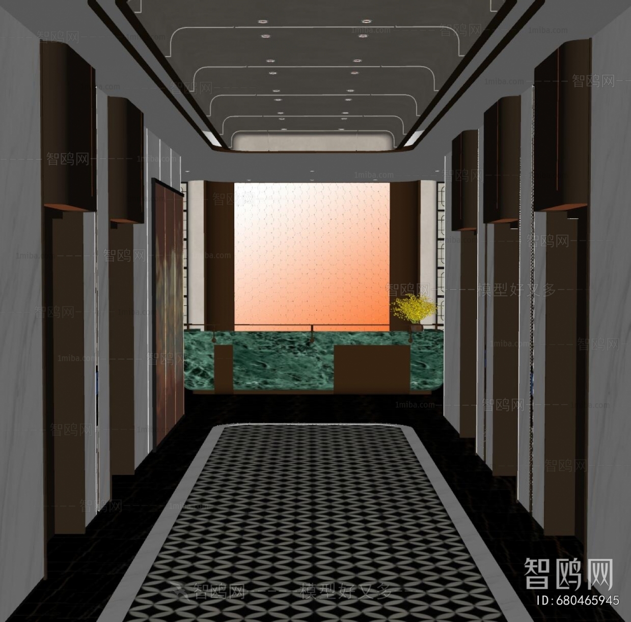 Modern Elevator Hall