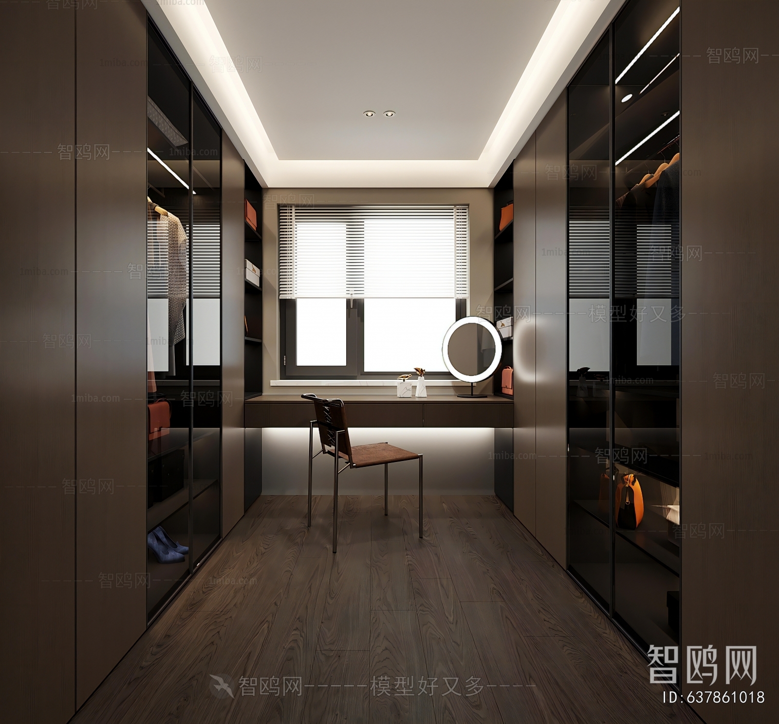 Modern Clothes Storage Area