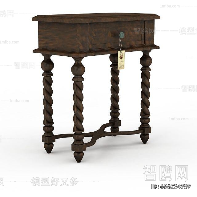 New Classical Style Bedside Cupboard