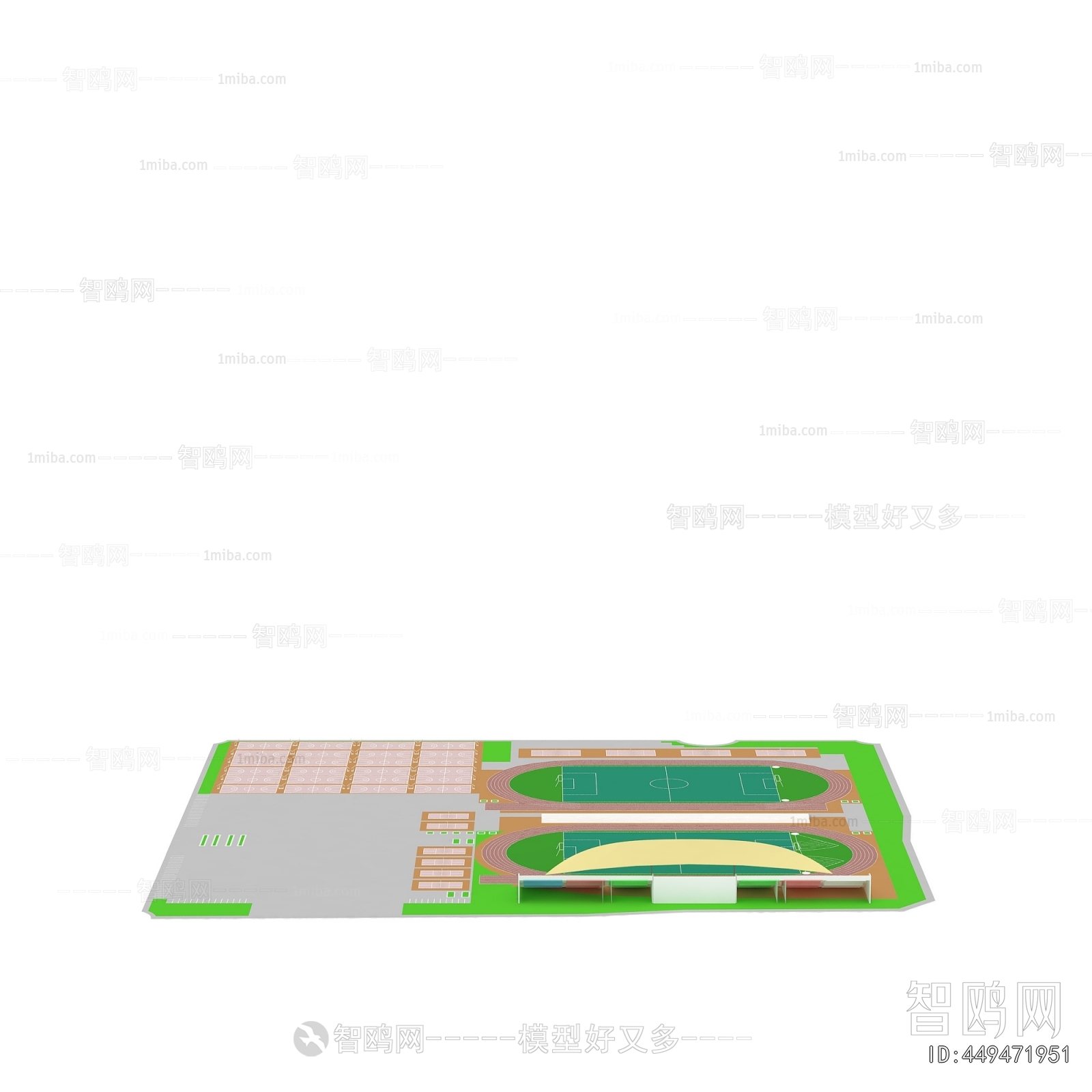 Modern Outdoor Sports Stadium