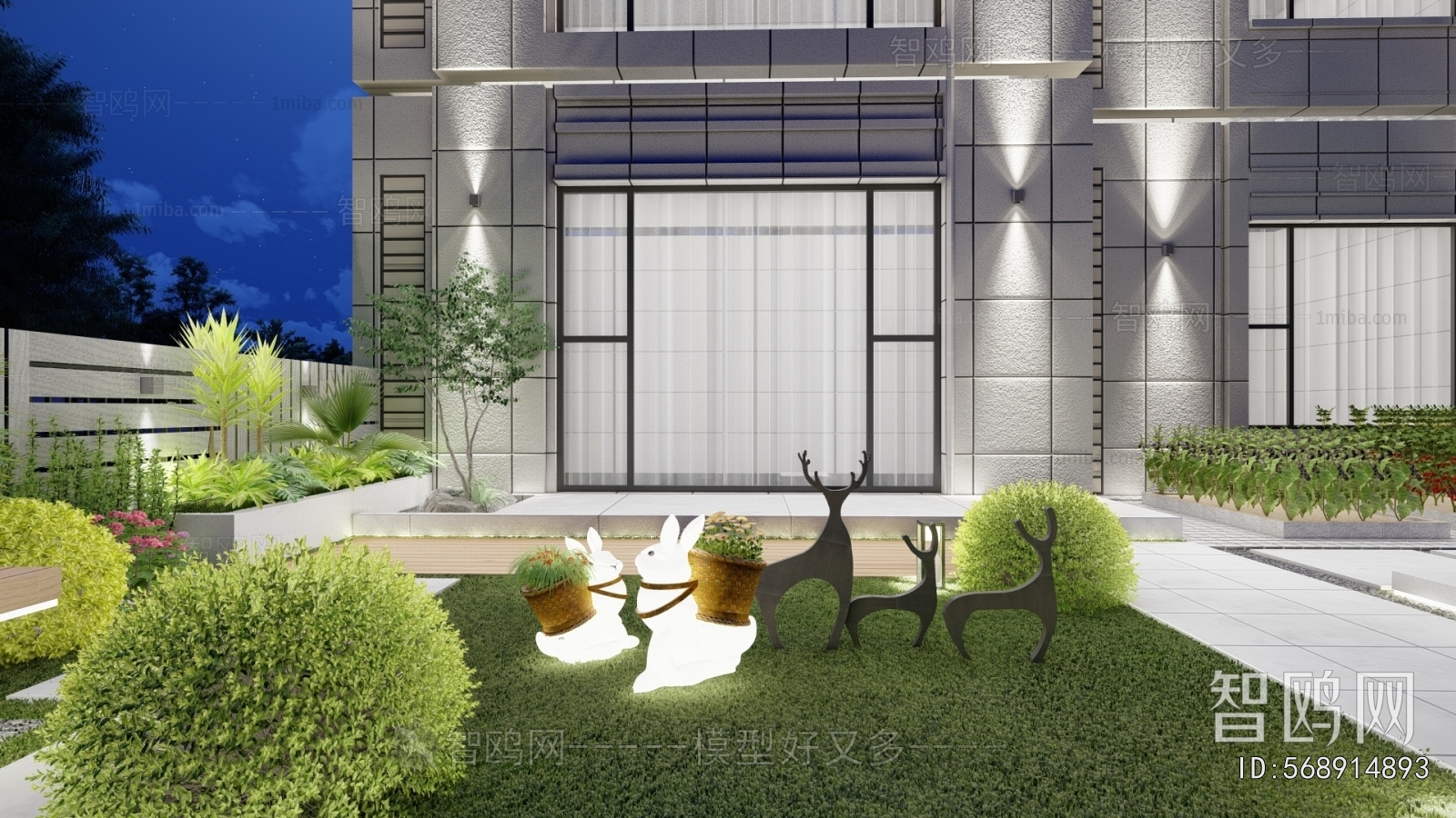 Modern Courtyard/landscape