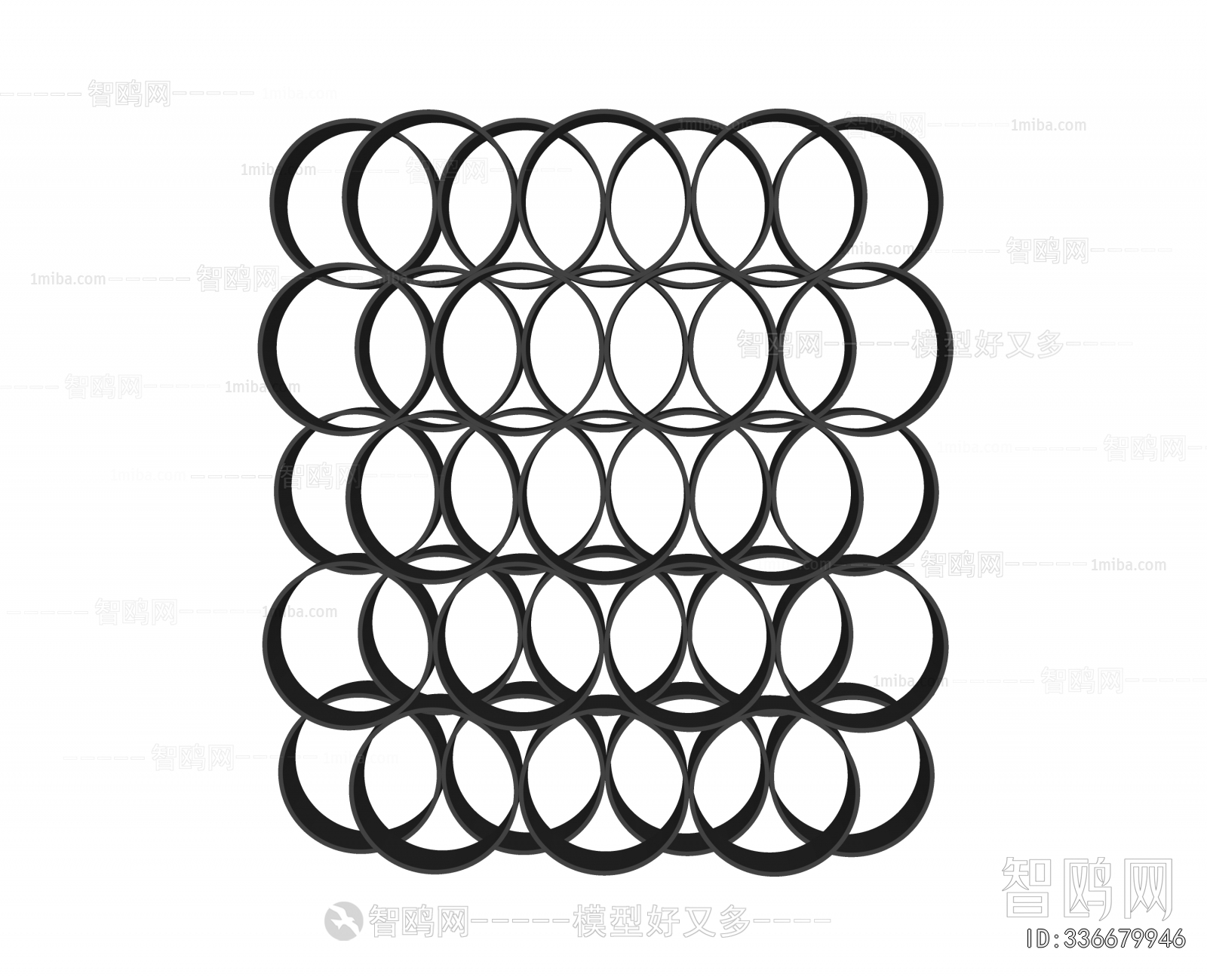 Modern Metal Screen Partition