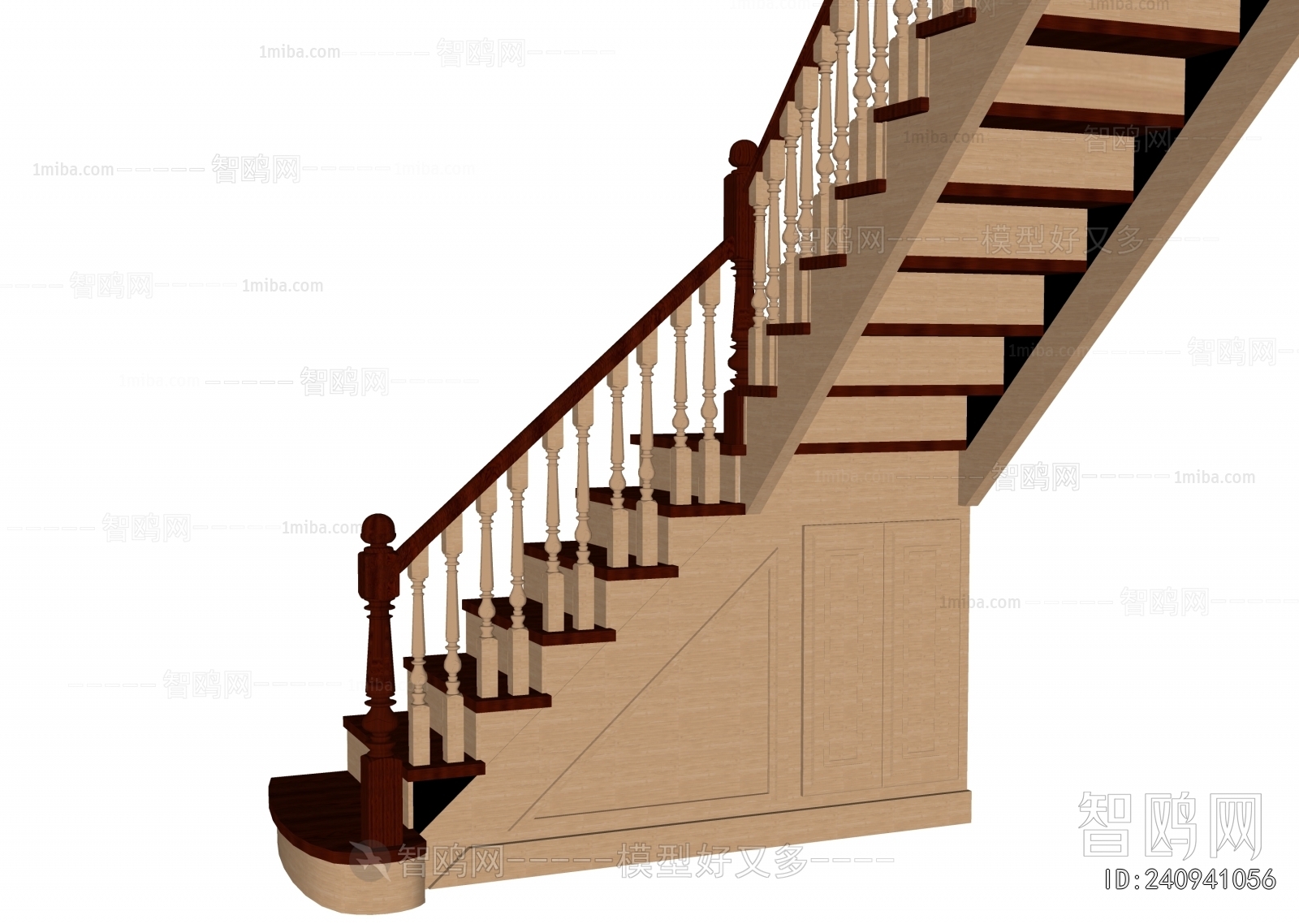 Simple European Style Staircase