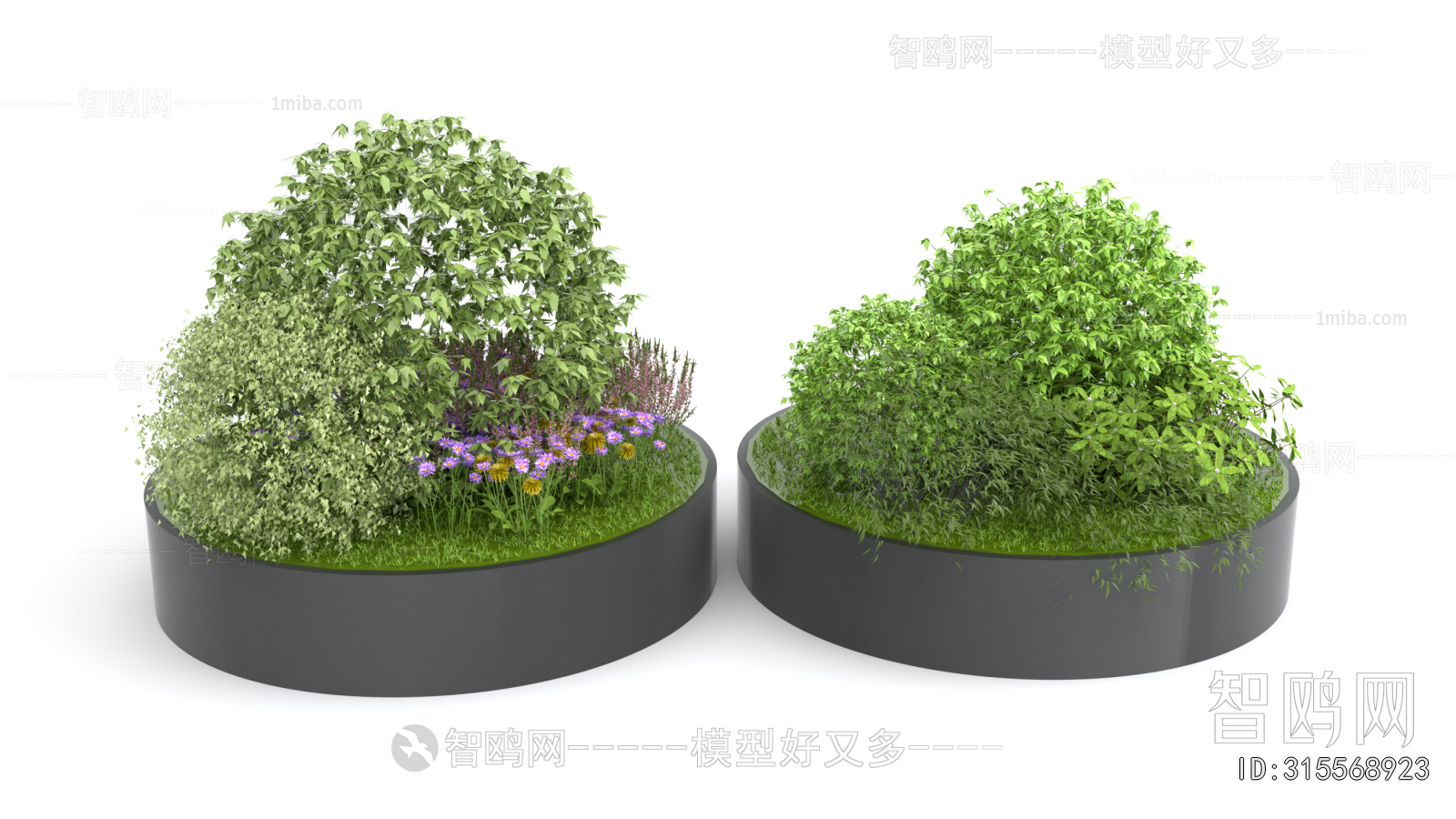 Modern Flower Bed, Flower Bowl, Flower Box