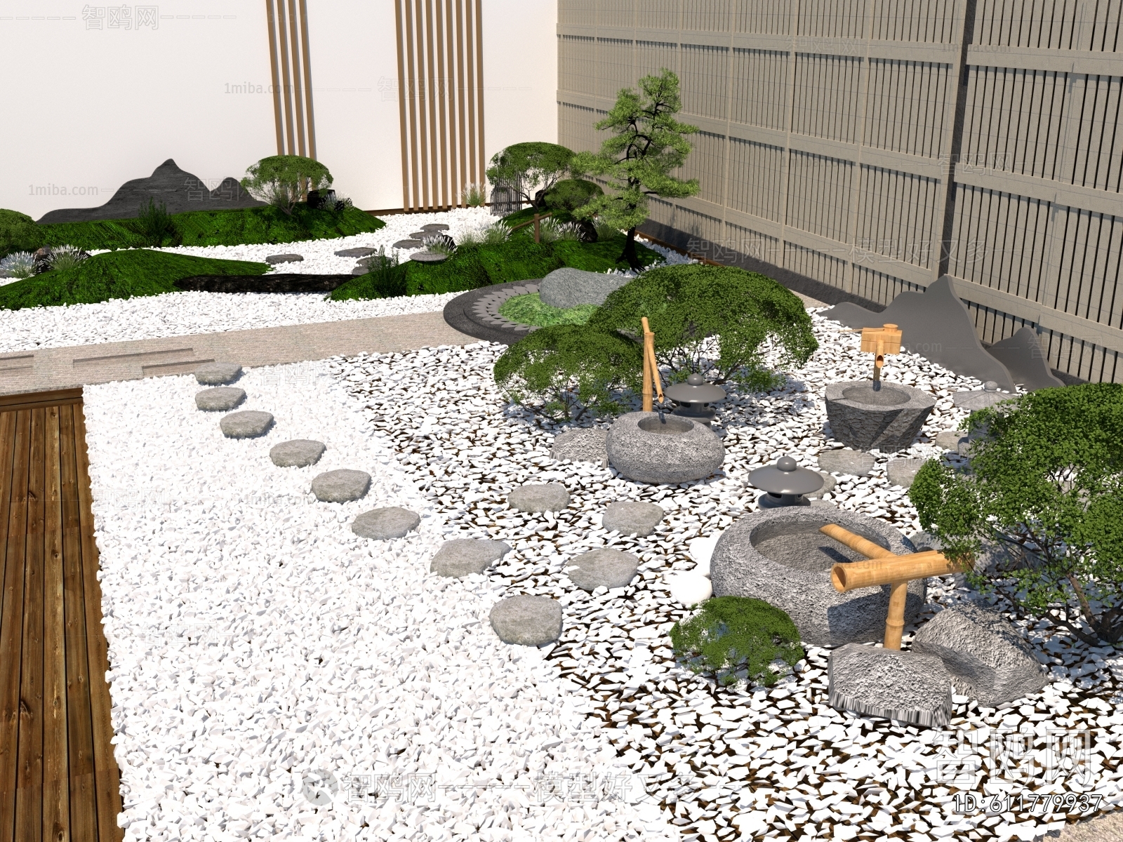 Modern Courtyard/landscape