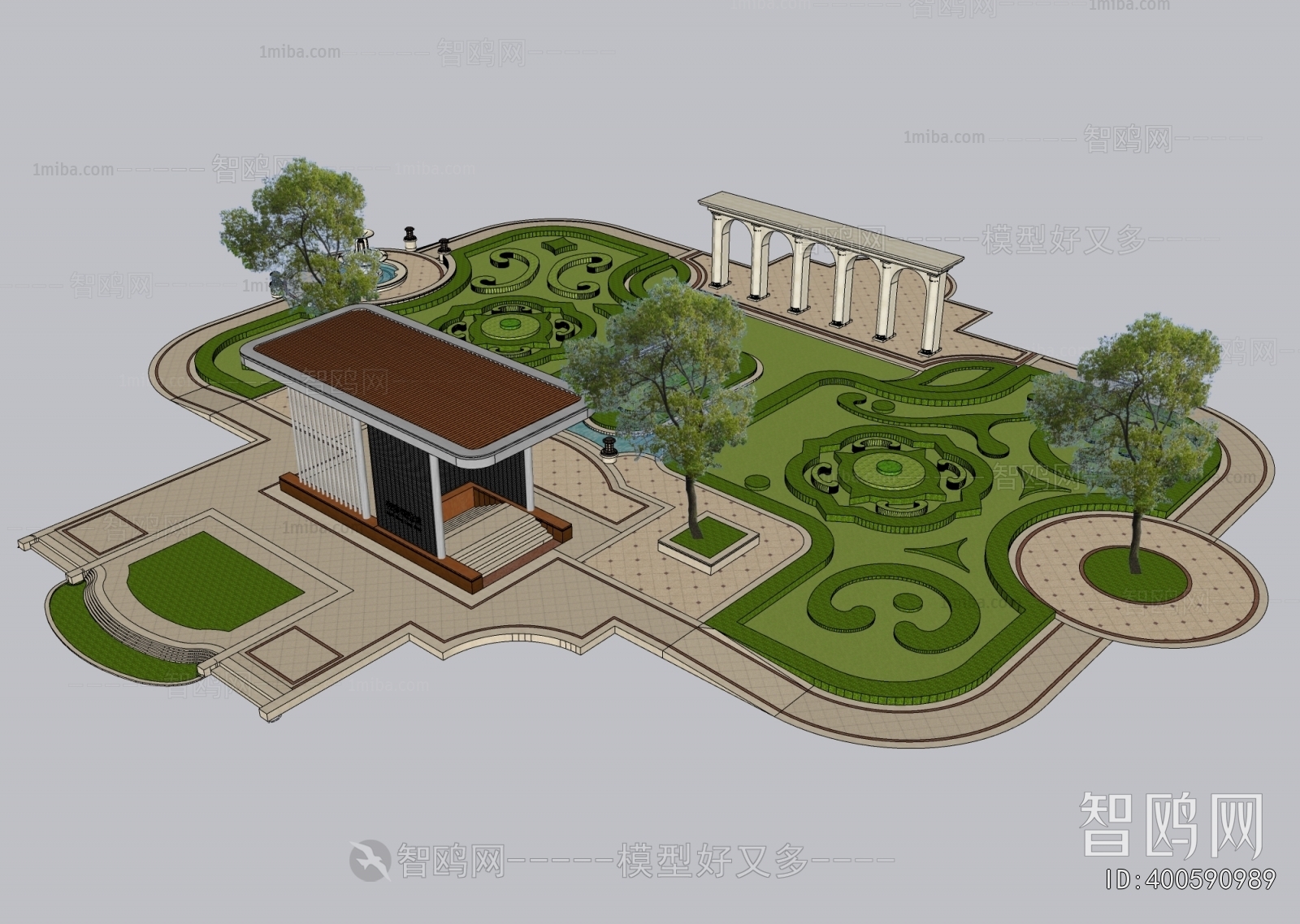 Modern Courtyard/landscape