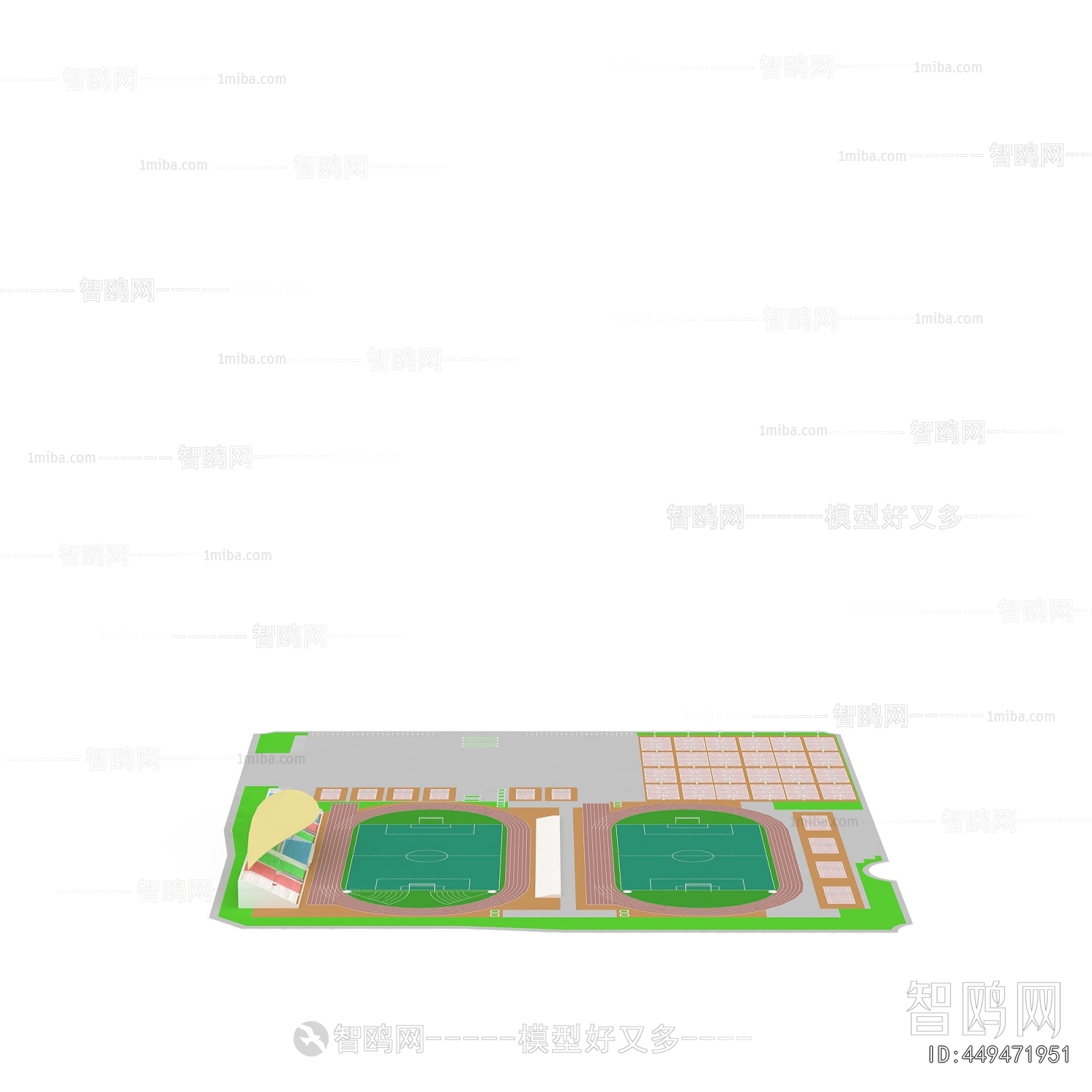 Modern Outdoor Sports Stadium