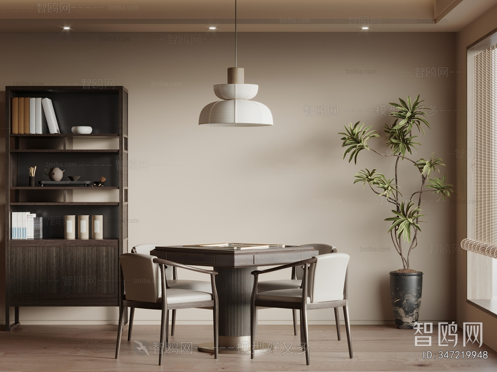 New Chinese Style Chess And Card Room