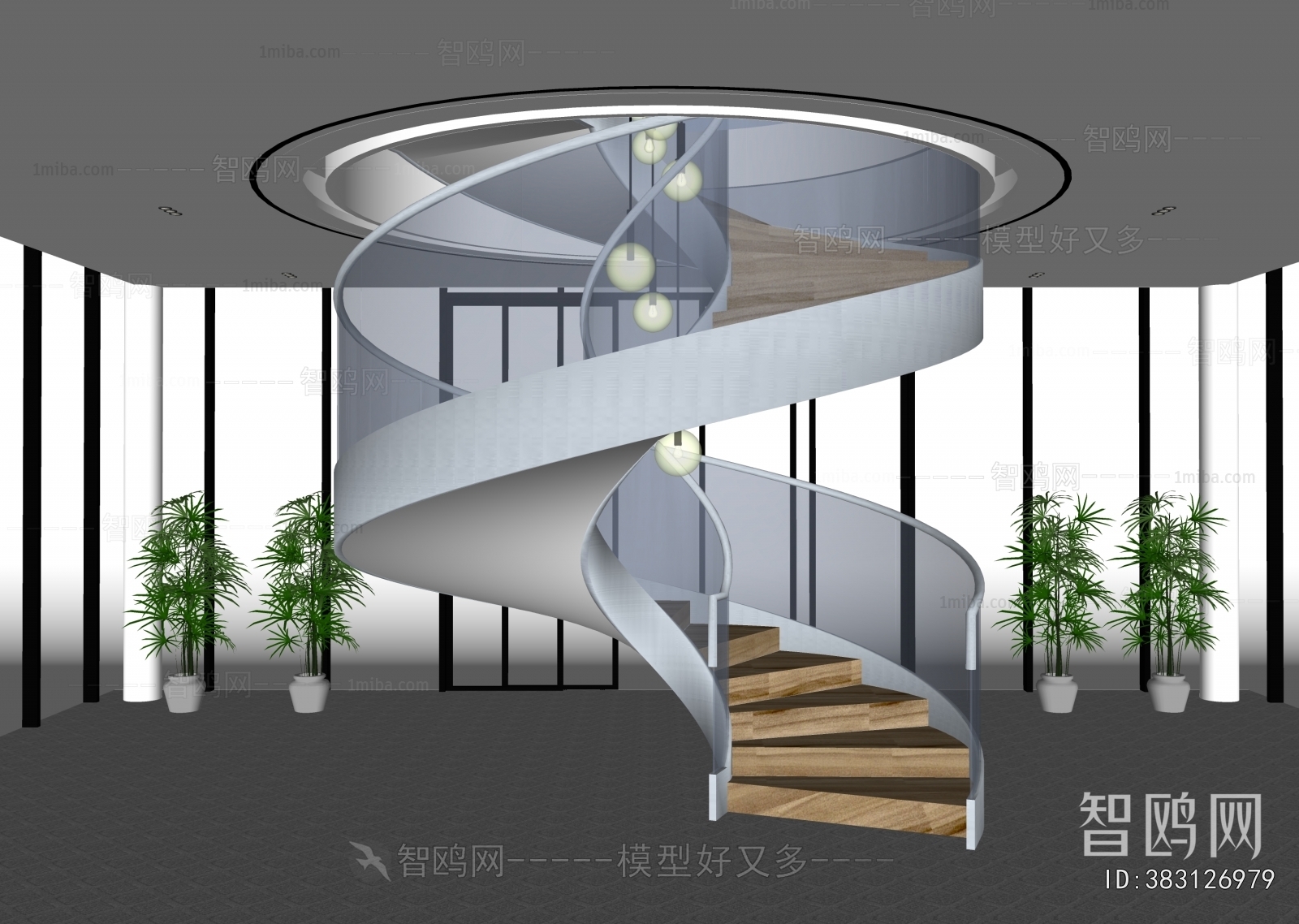 Modern Rotating Staircase