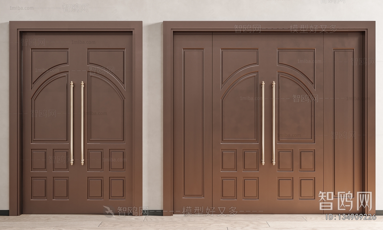 Modern Double Door