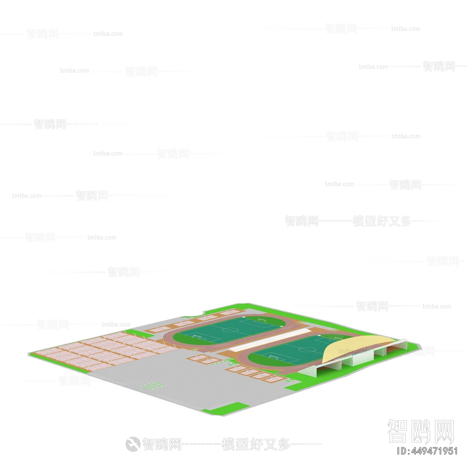 Modern Outdoor Sports Stadium