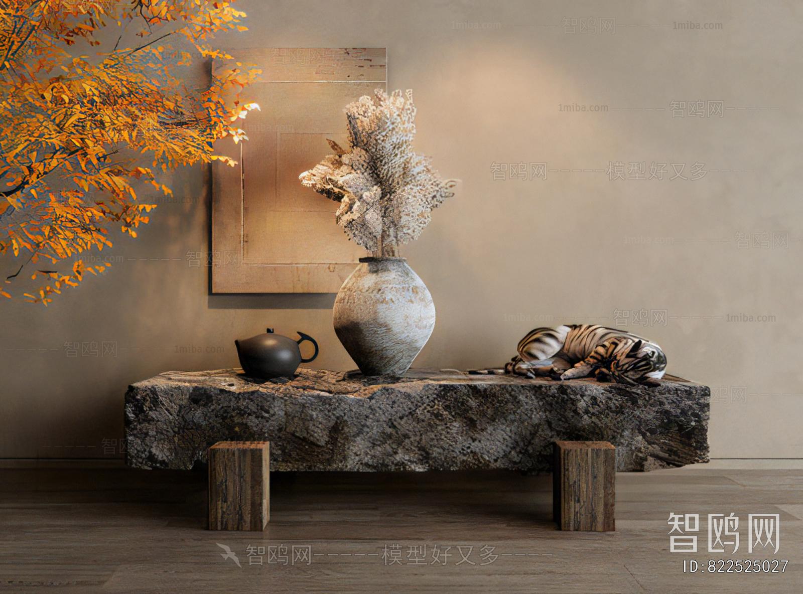 Wabi-sabi Style Console