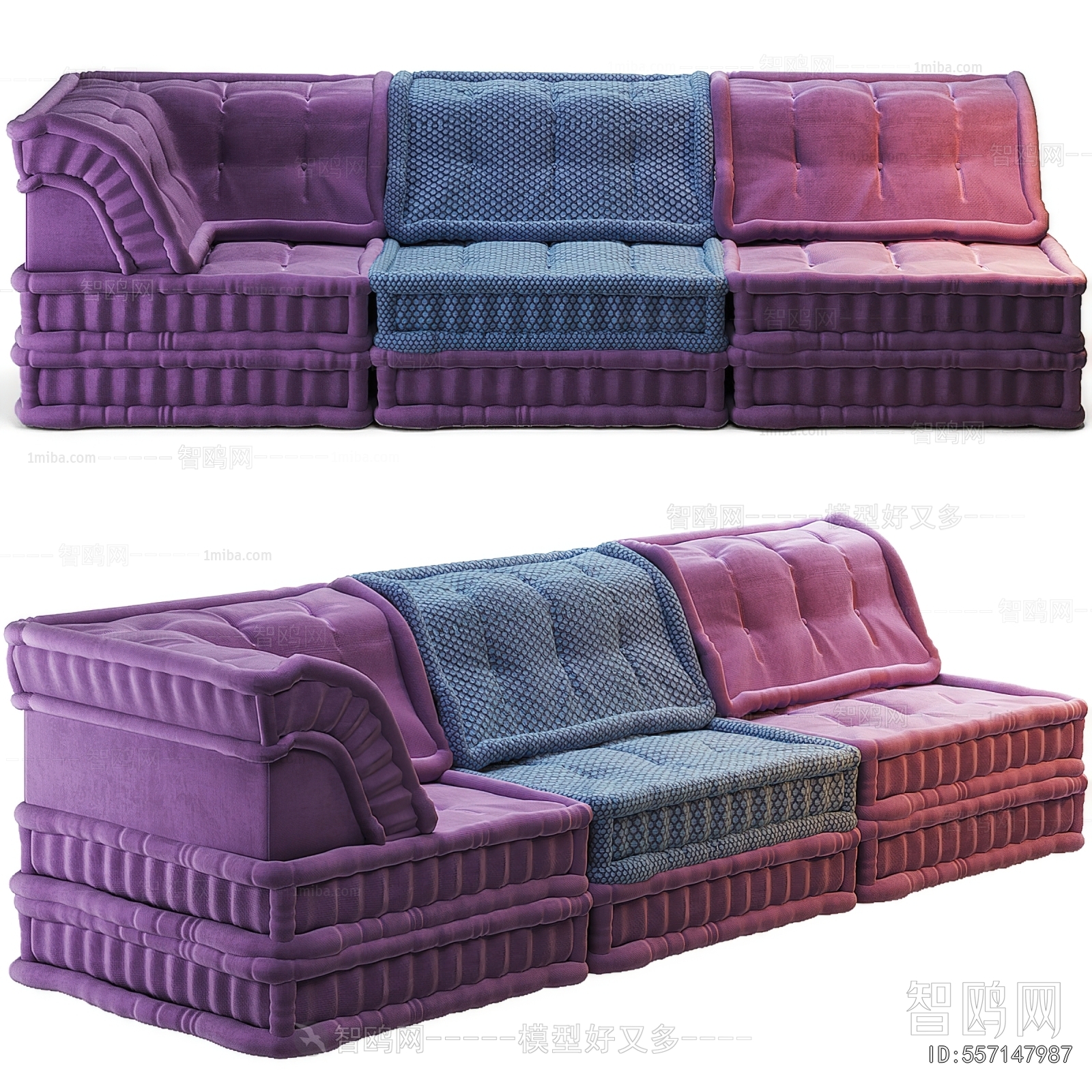 Modern Three-seat Sofa