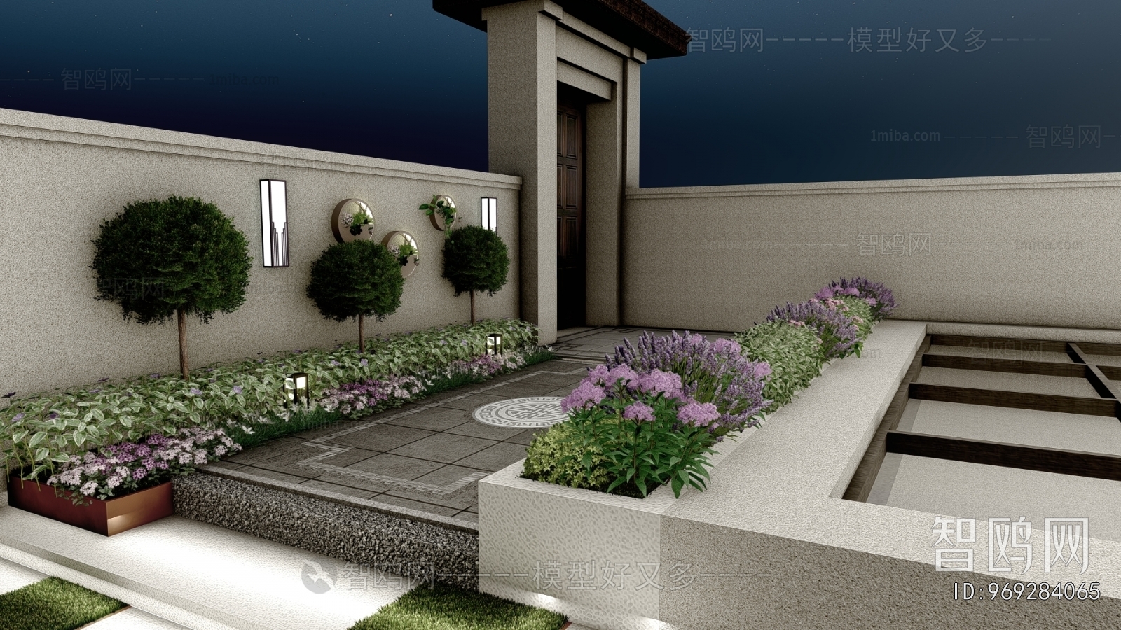 New Chinese Style Courtyard/landscape