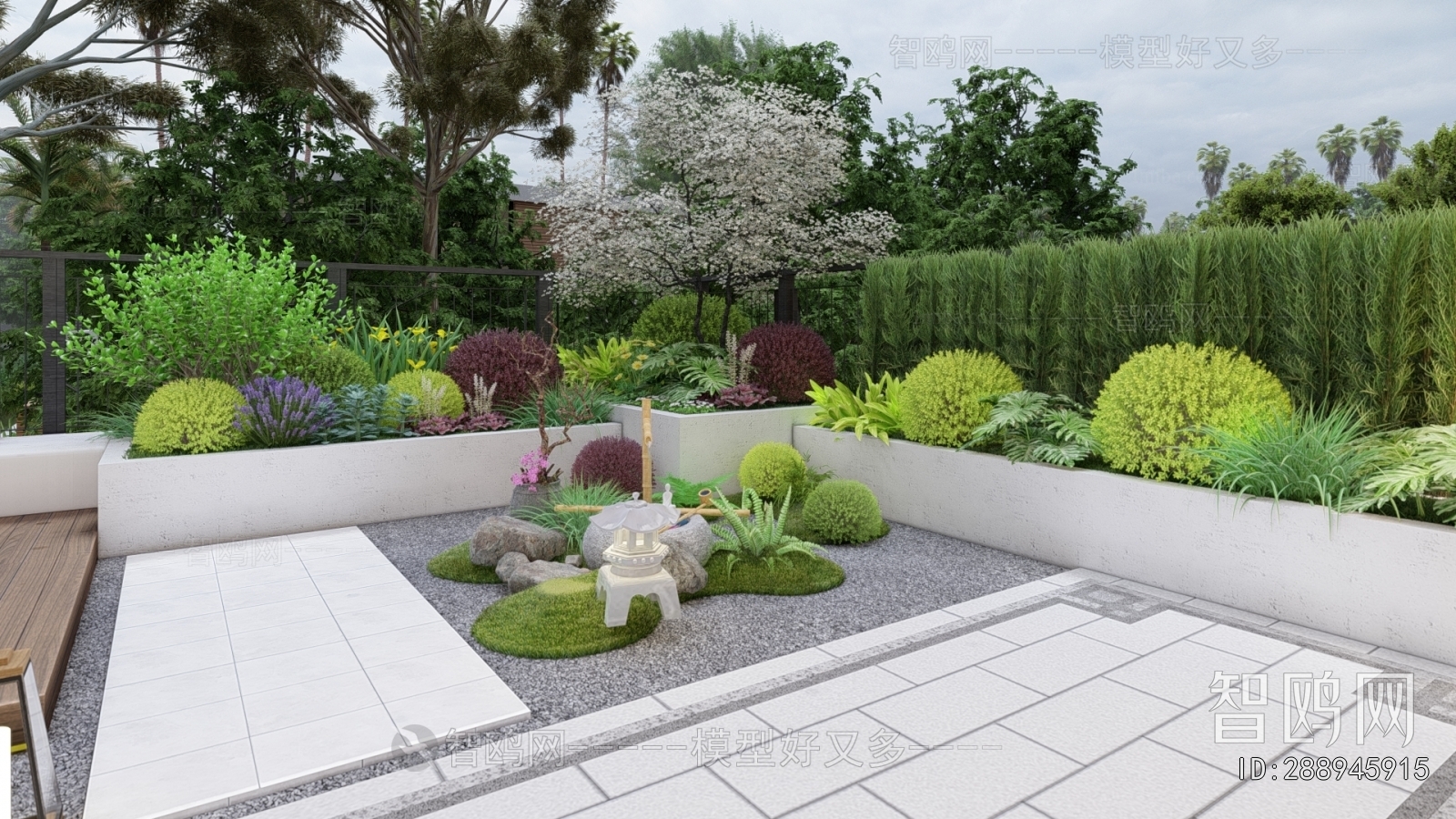 New Chinese Style Courtyard/landscape