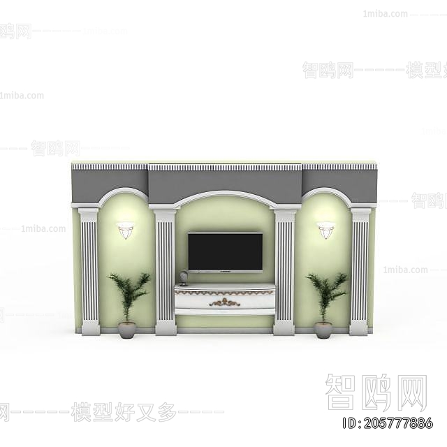 European Style TV Wall