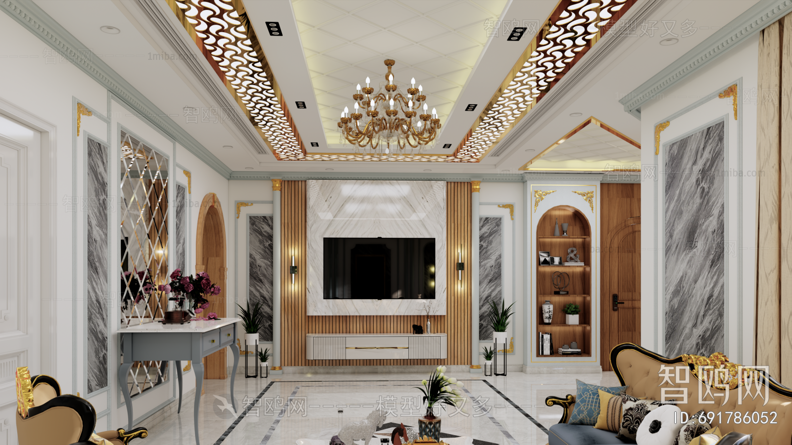 European Style A Living Room